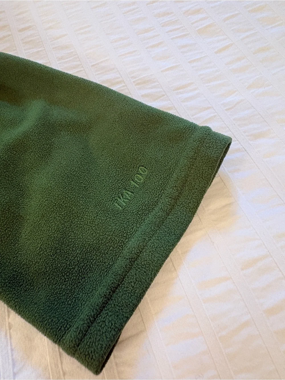 The North Face Men's Forest Green Half-Zip Fleece Pullover